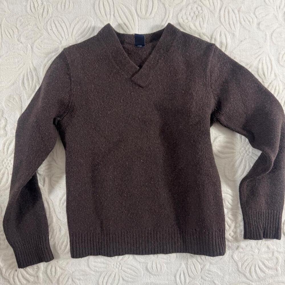 Gap brown v neck sweater